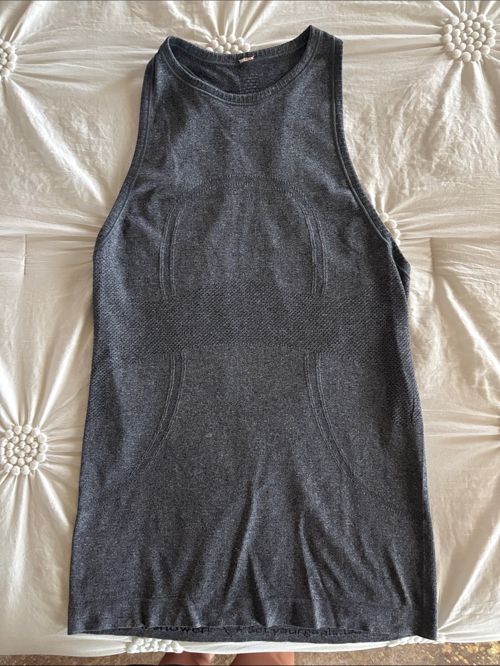 lululemon athletica Women's Charcoal High Neck Swiftly Tech Tank